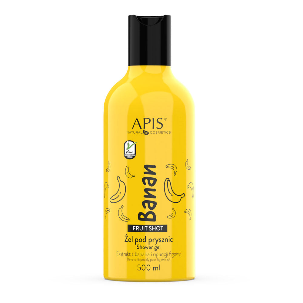 Apis Fruit Shot, Bananen-Duschgel 500 ml