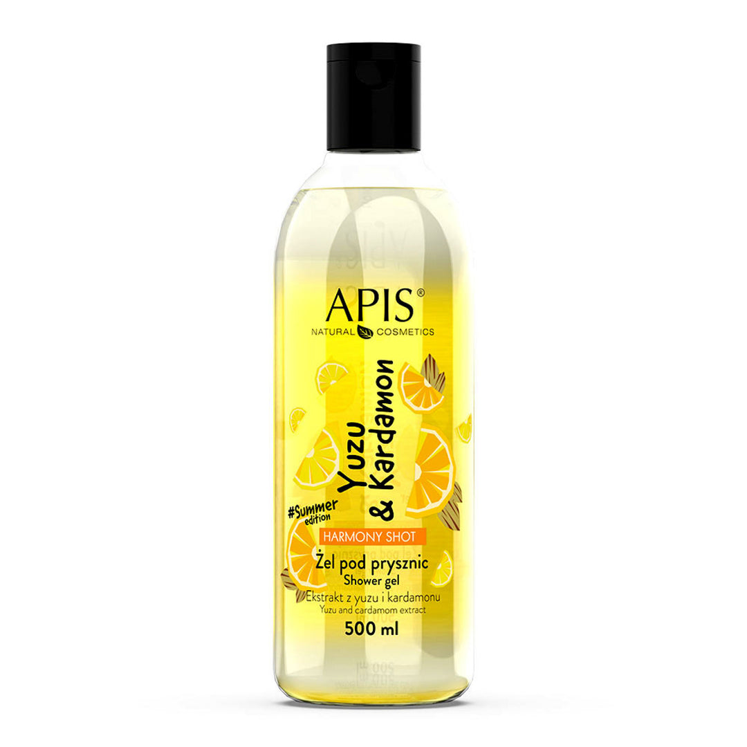 APIS Harmony Shot, Yuzu & Cardamon Duschgel 500 ml