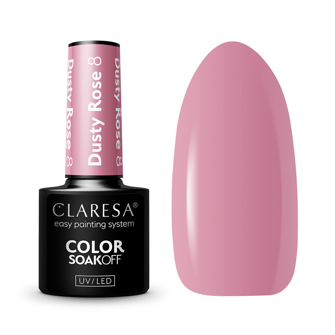 Claresa Gelpolitur Dusty Rose 8 -5g