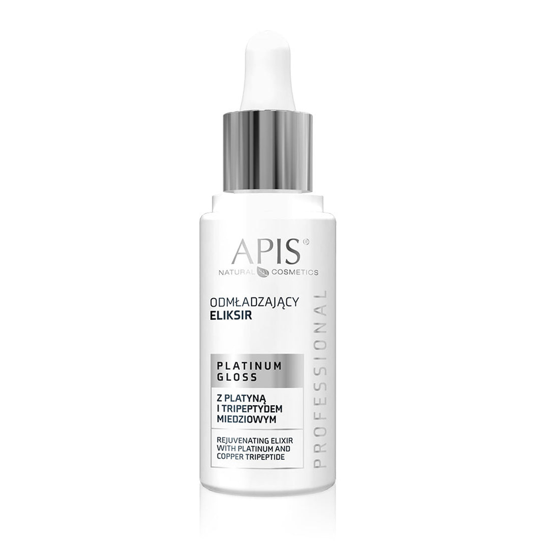 Apis Platinum Gloss Verjüngungselixier mit Platin- und Kupfertripeptid 30 ml