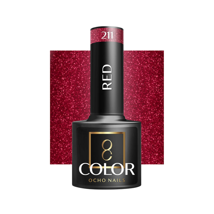 OCHO NAILS Hybrid-Nagellack rot 211 -5 g