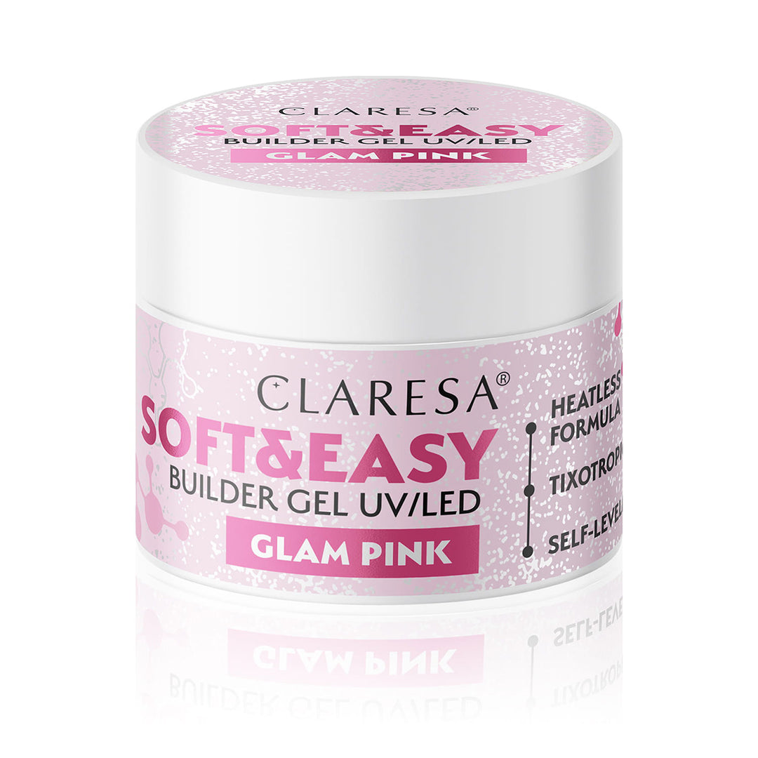 Claresa Aufbaugel Soft&Easy Glam pink 45 g