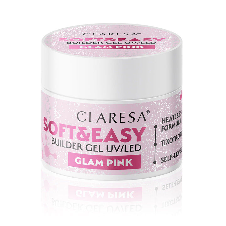 Claresa Aufbaugel Soft&Easy Glam Pink 12 g