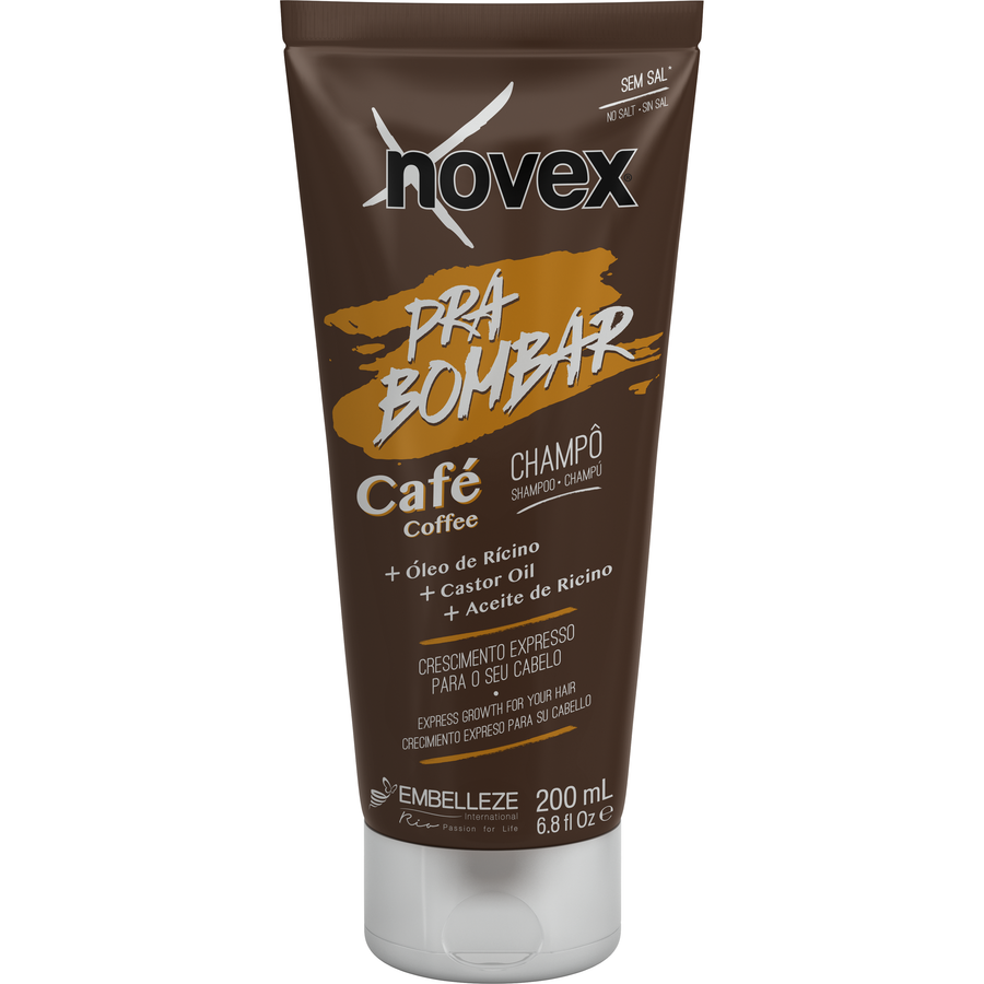 Novex Hair Boost Coffee Shampoo.
