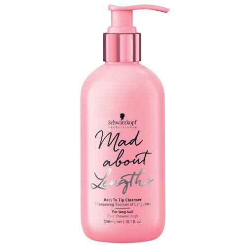 Schwarzkopf Mad About Lengths Root To Tip Cleanser.