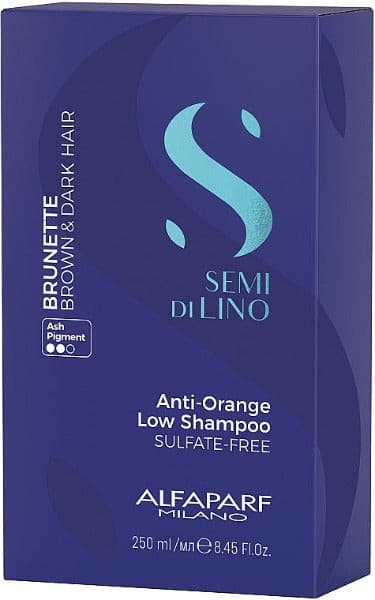 Alfaparf Milano Semi di Lino Brunette Shampoo.